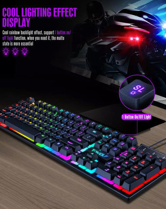 Teclado Gaming RBG