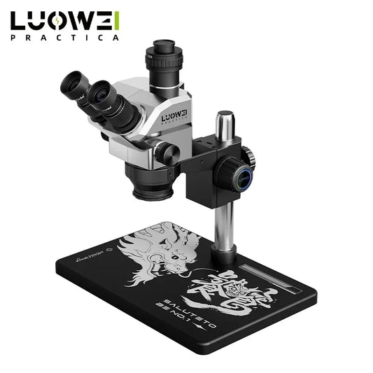 LUOWEI LW-TR03-B3TV Geek Future Microscope High-definition Focus Adjustment Knob 7-68X Magnification Microscope