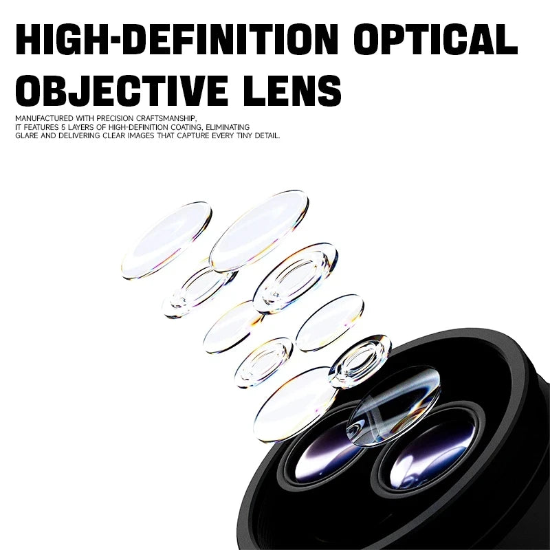 LUOWEI LW-TR03-B3TV Geek Future Microscope High-definition Focus Adjustment Knob 7-68X Magnification Microscope