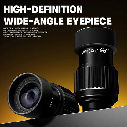 LUOWEI LW-TR03-B3TV Geek Future Microscope High-definition Focus Adjustment Knob 7-68X Magnification Microscope